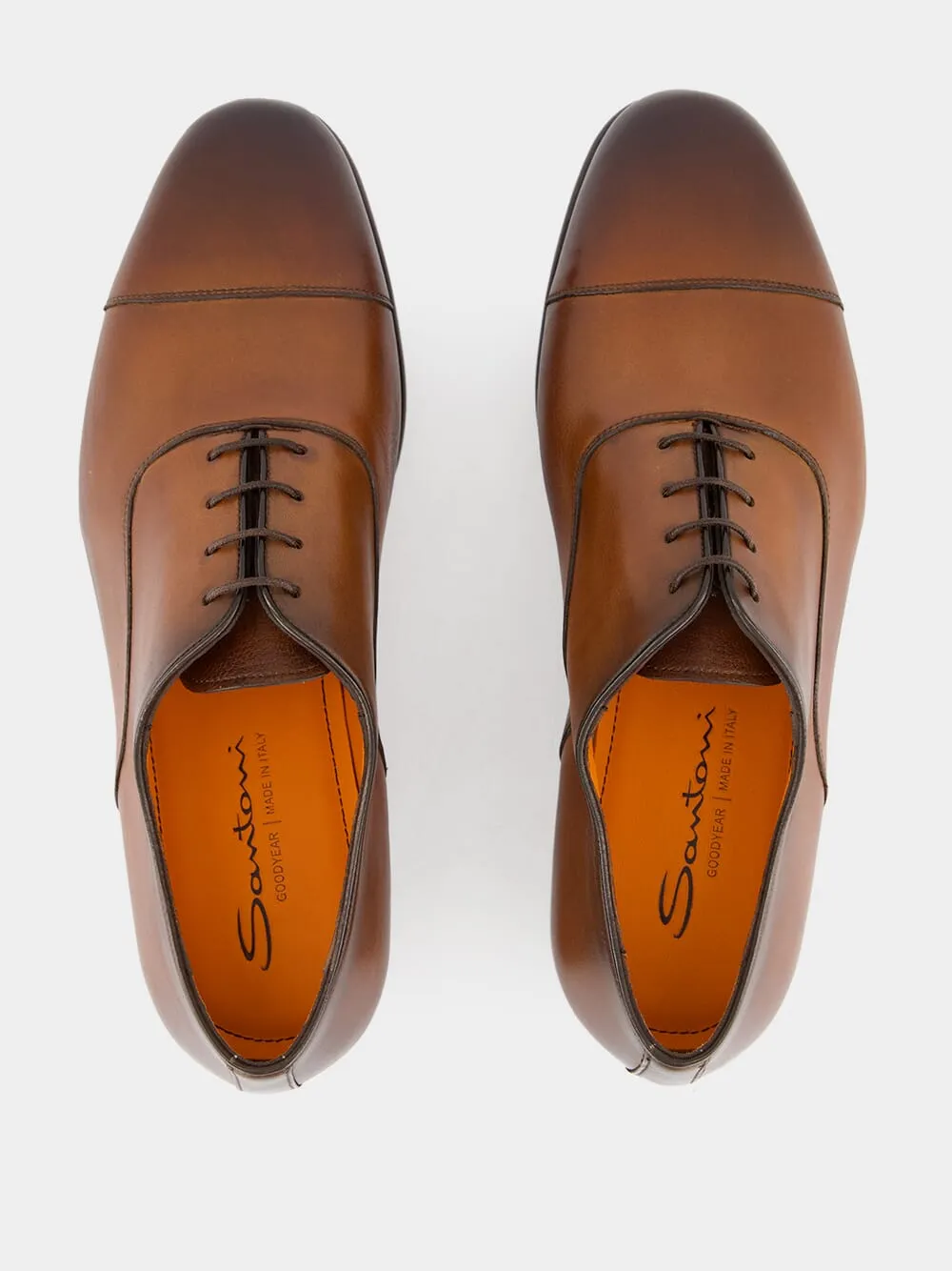 Brown Polished Leather Shoes sold by Fashion Clinic product image thumbnail 4