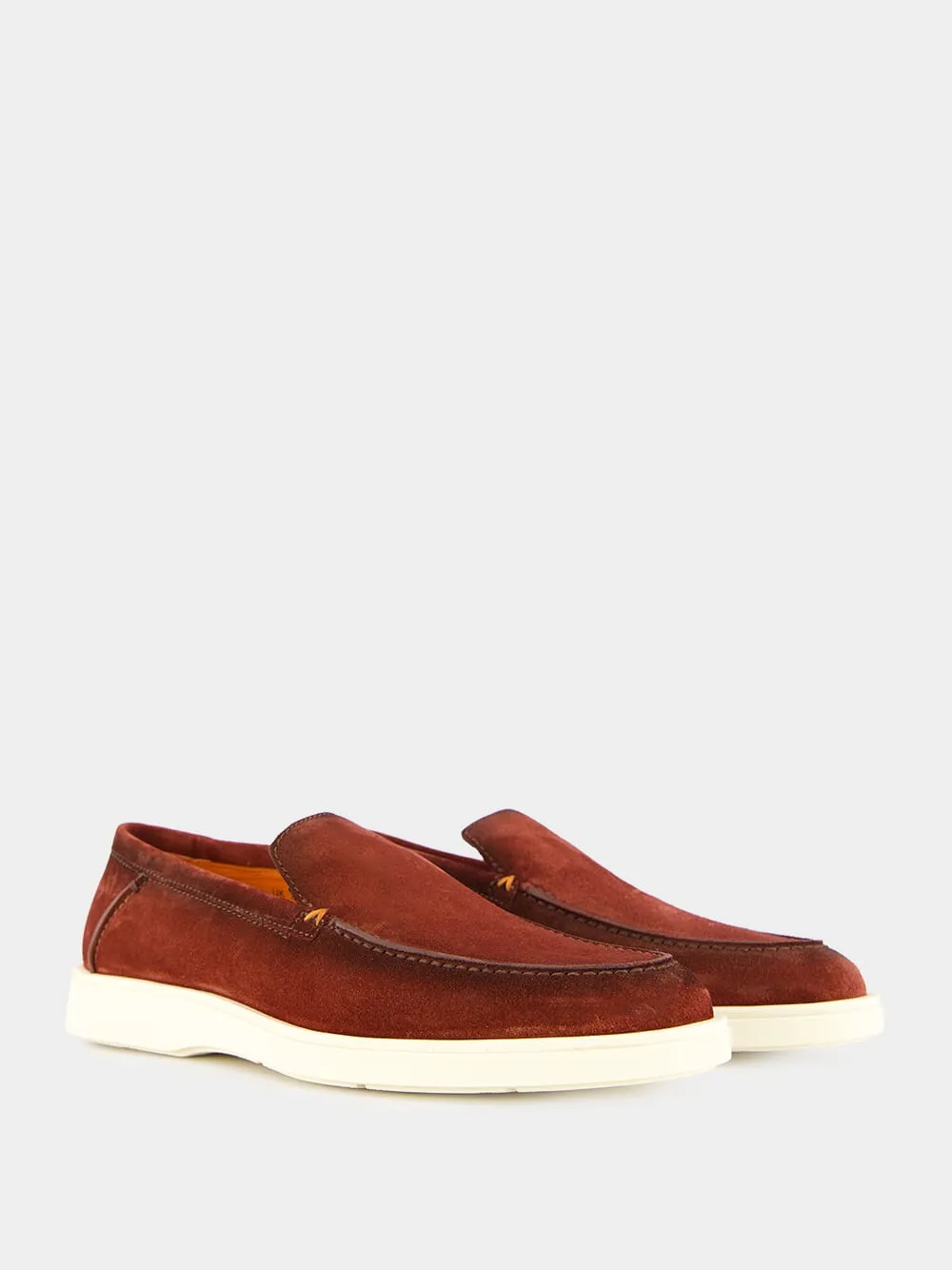 Burgundy Nubuck Loafer sold by Fashion Clinic product image thumbnail 3