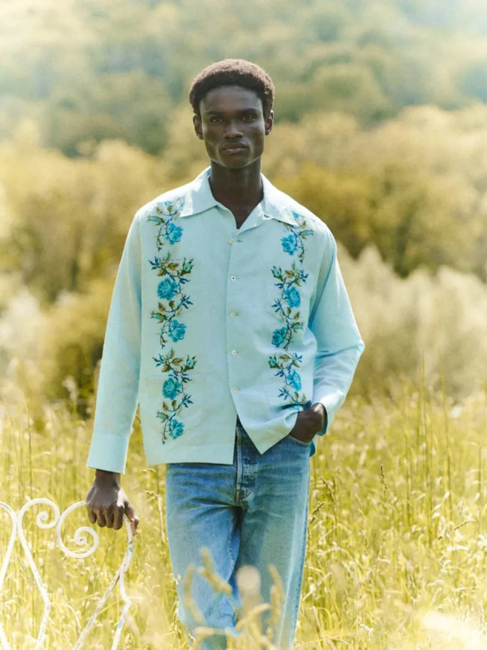 Light Blue Keepsake Shirt sold by Fashion Clinic