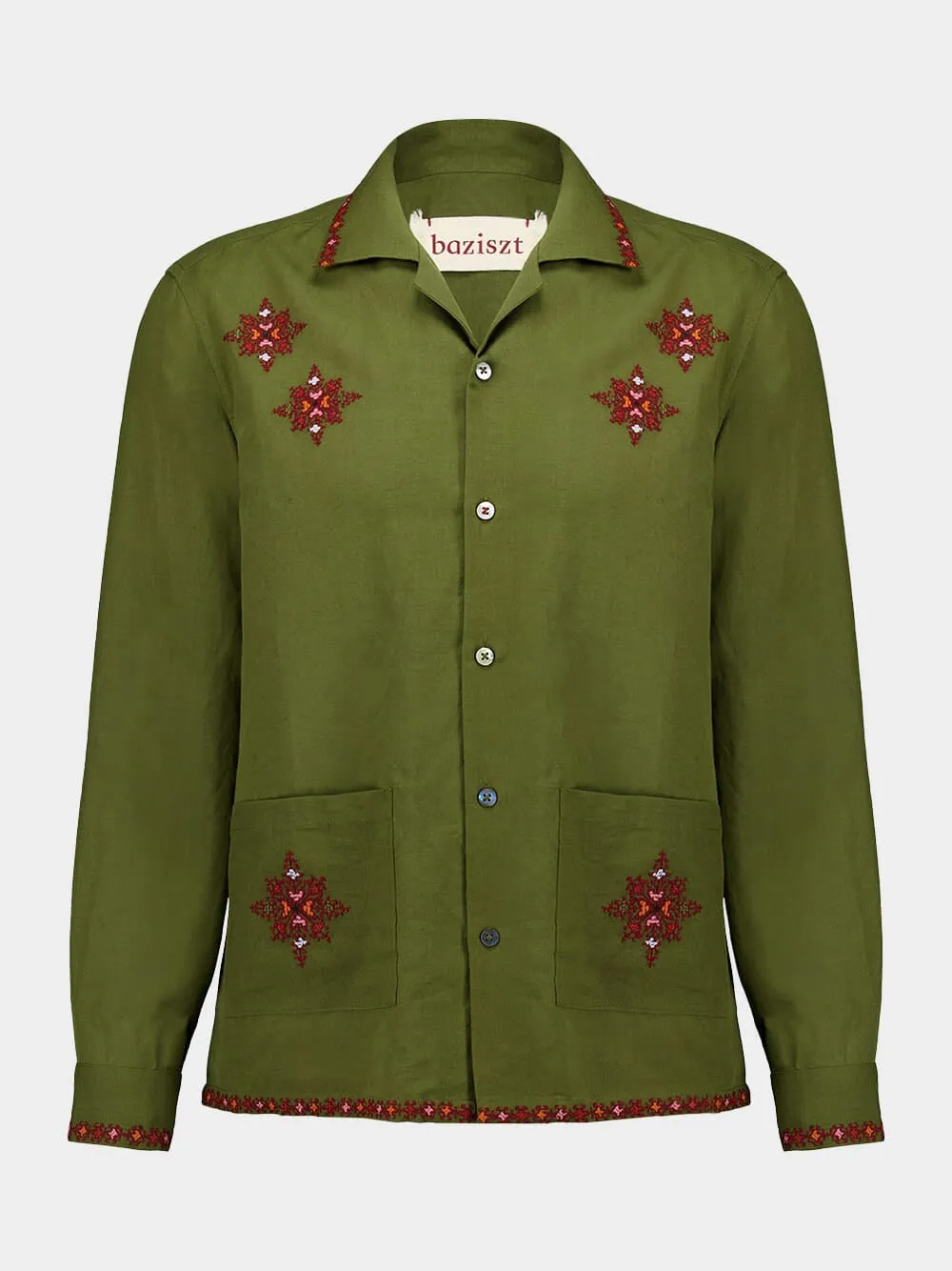 Khaki Momoun Shirt sold by Fashion Clinic