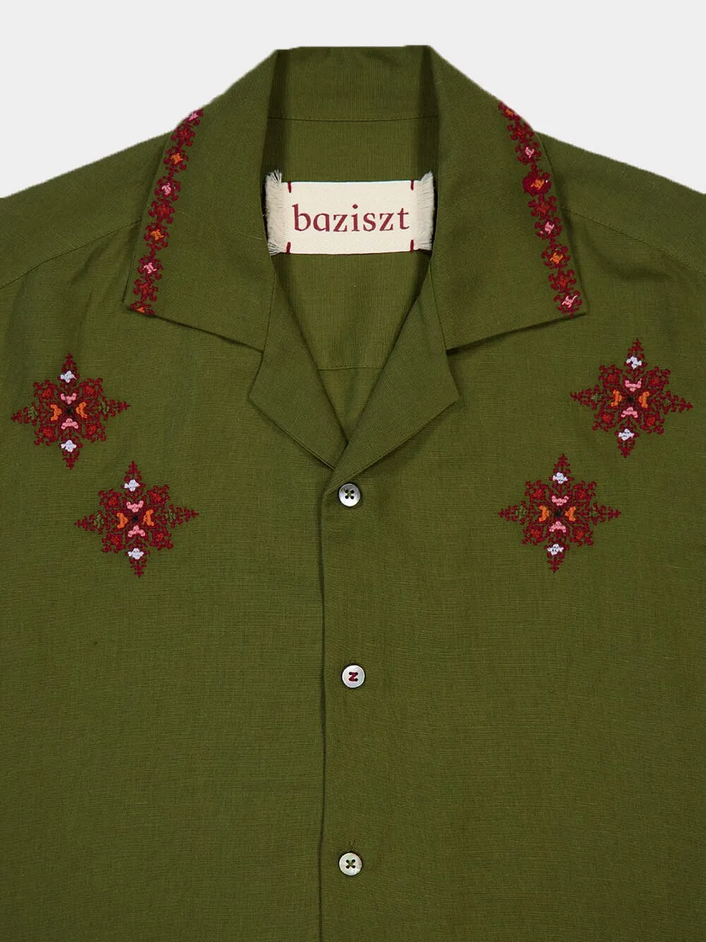 Khaki Momoun Shirt sold by Fashion Clinic product image thumbnail 3