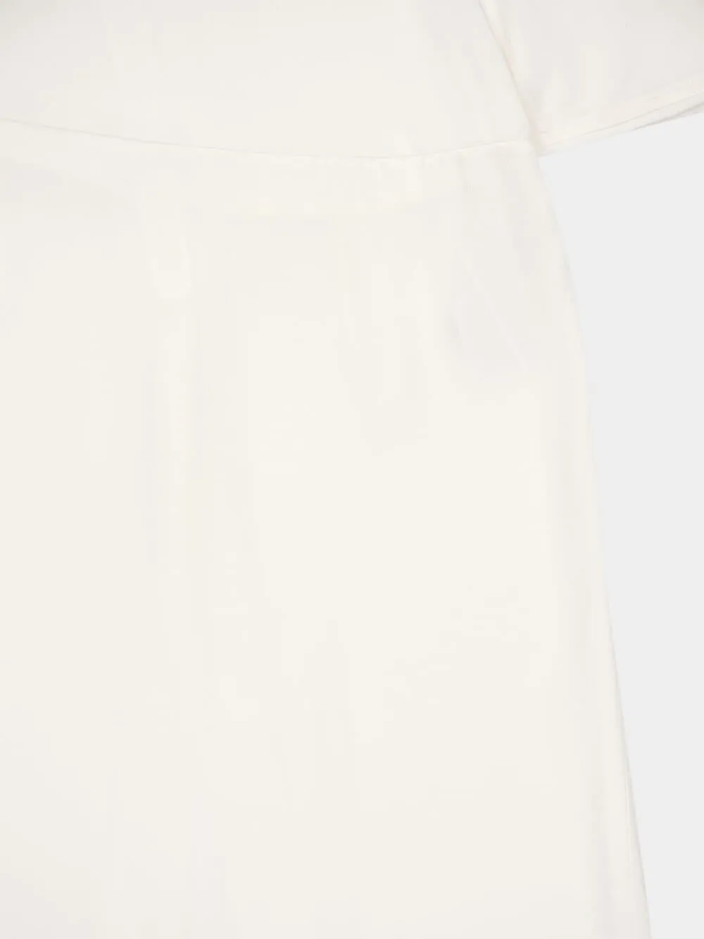 White Asymetric Draped Midi Dress sold by Fashion Clinic product image thumbnail 5