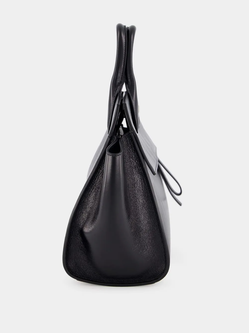 Small Black Calfskin Handbag sold by Fashion Clinic product image thumbnail 4