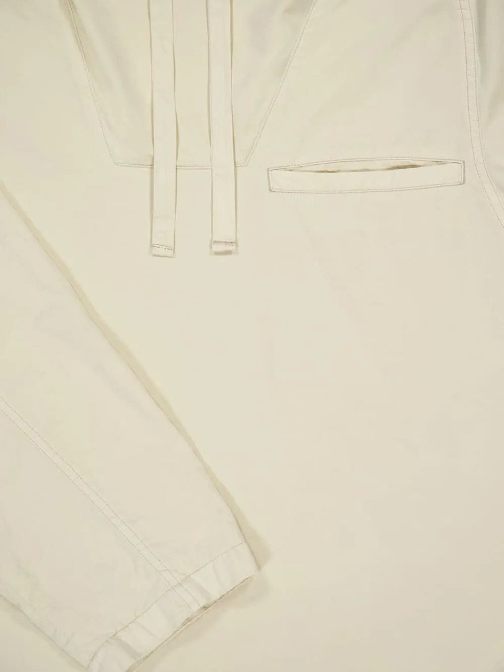 Creamy White Funnel Neck Vareuse sold by Fashion Clinic product image thumbnail 3