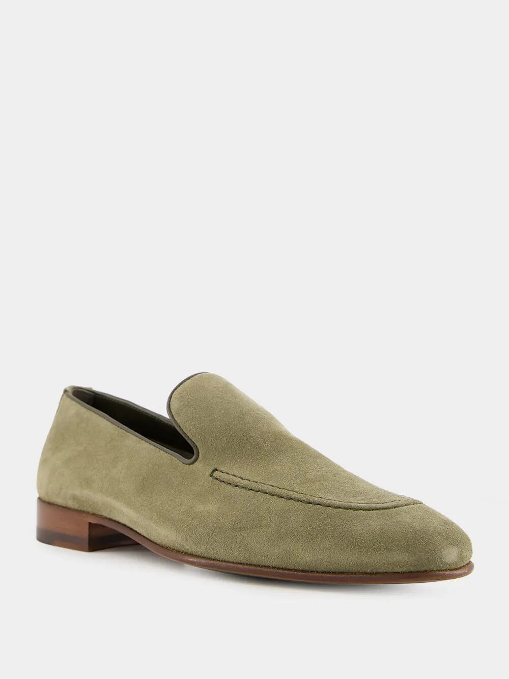 Khaki Truro Suede Loafers sold by Fashion Clinic product image thumbnail 2