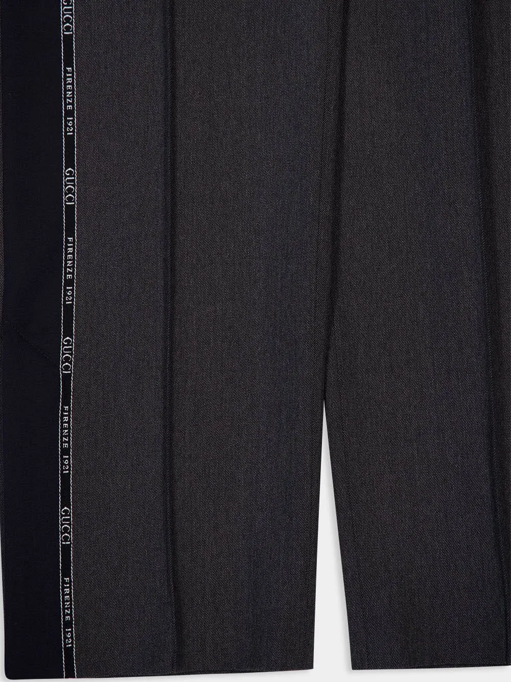 Anthracite Grey Logo-Trim Trousers sold by Fashion Clinic product image thumbnail 4