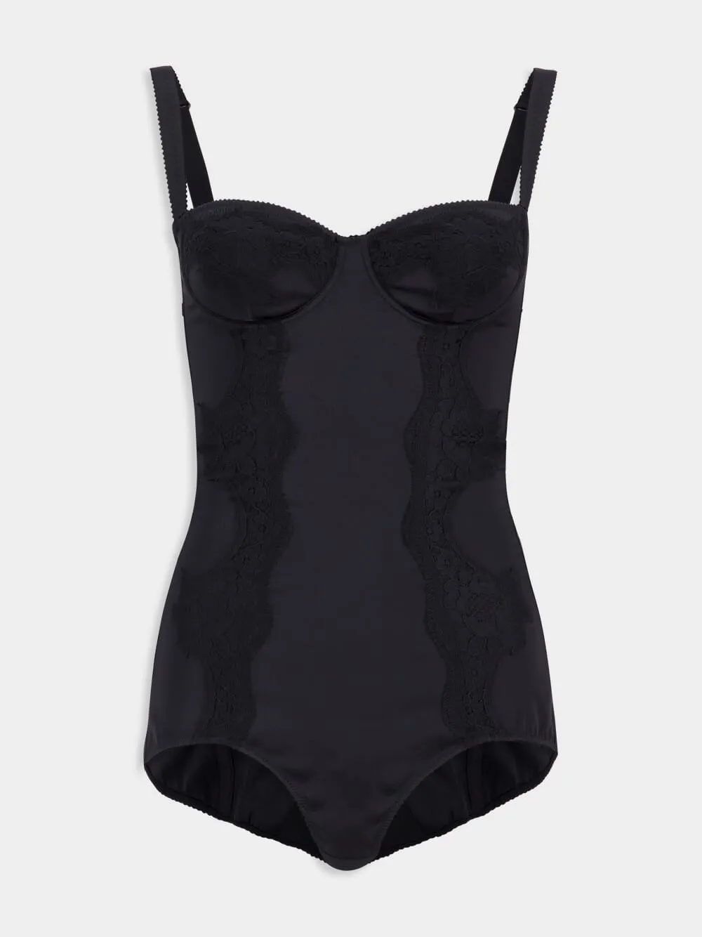 Silk Balconette-Bra Bodysuit sold by Fashion Clinic