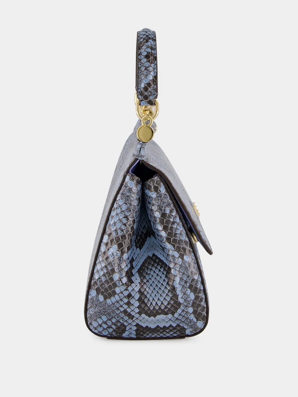 Sicily Python Skin Handbag sold by Fashion Clinic product image thumbnail 4