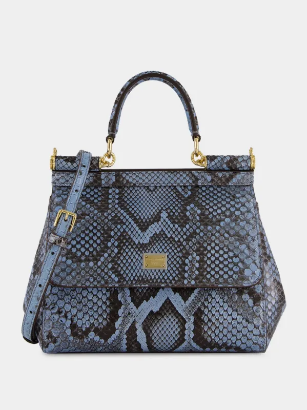 Sicily Python Skin Handbag sold by Fashion Clinic