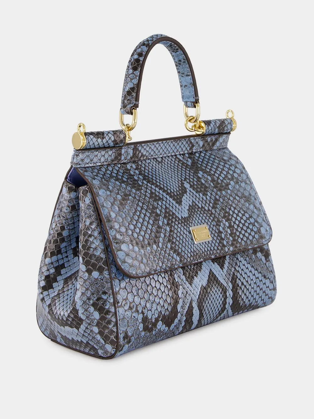 Sicily Python Skin Handbag sold by Fashion Clinic product image thumbnail 3