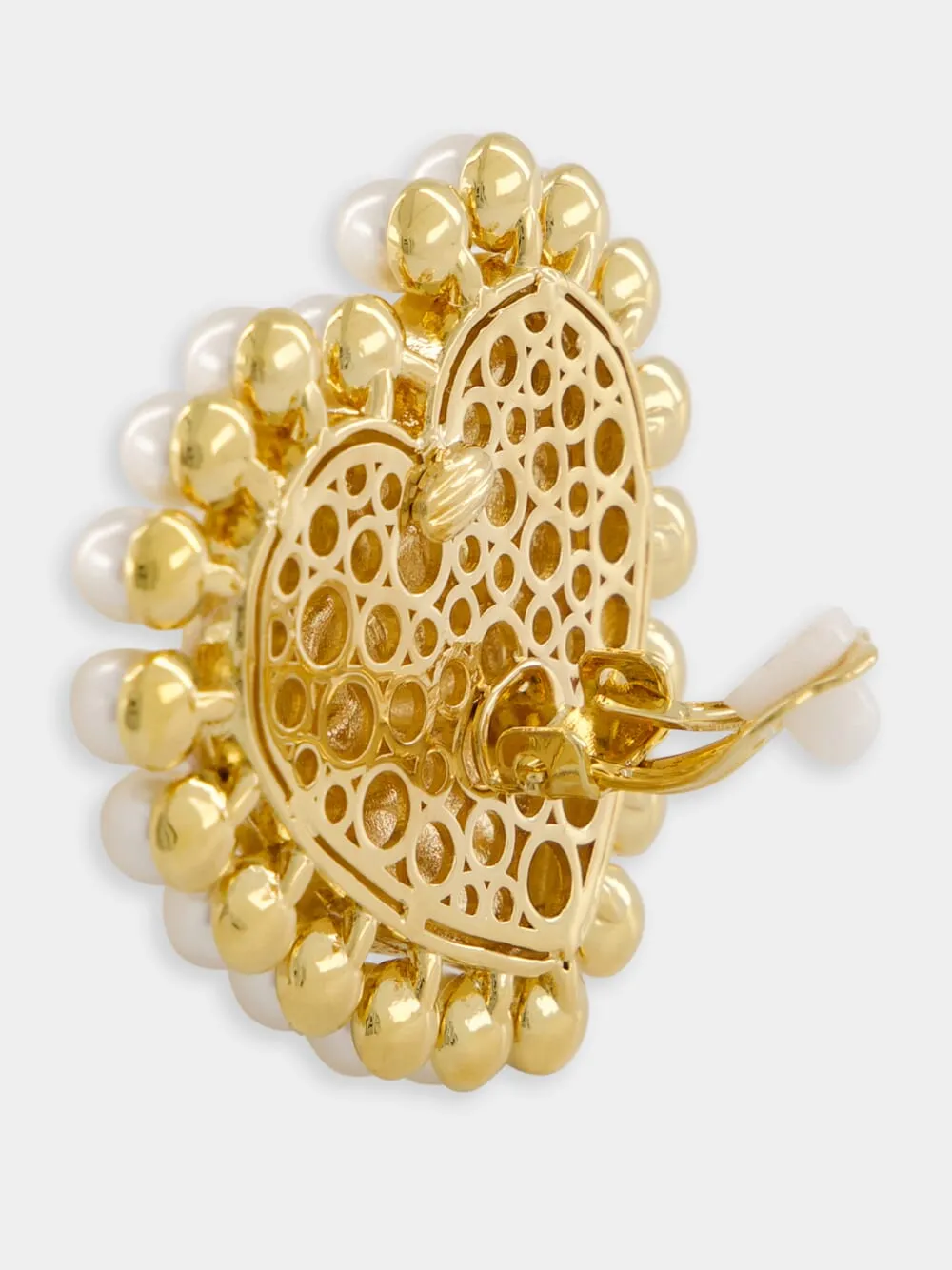 Heart Shaped Earrings sold by Fashion Clinic product image thumbnail 4