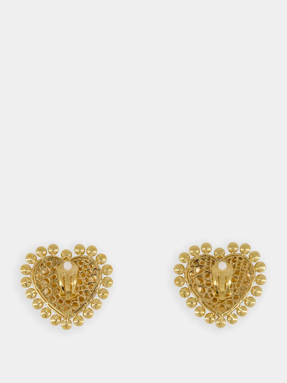 Heart Shaped Earrings sold by Fashion Clinic product image thumbnail 2