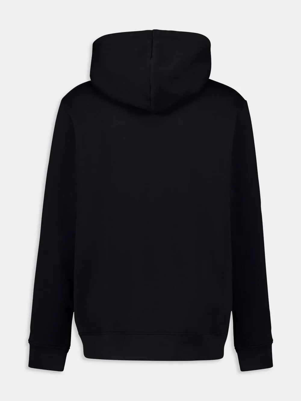 Black Kiss Print Hoodie sold by Fashion Clinic product image thumbnail 3