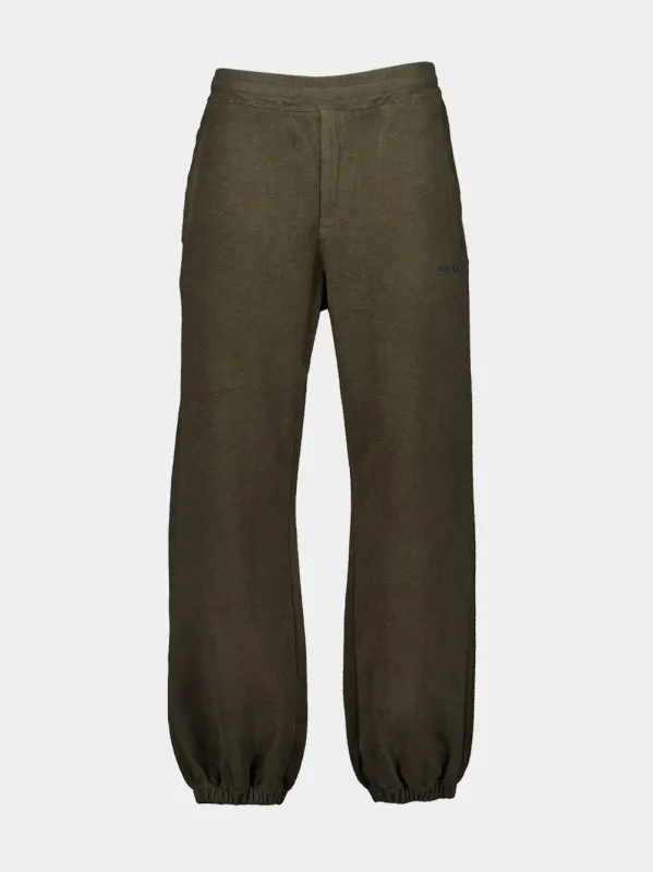 Logo Stonewashed Joggers made by Alexander McQueen