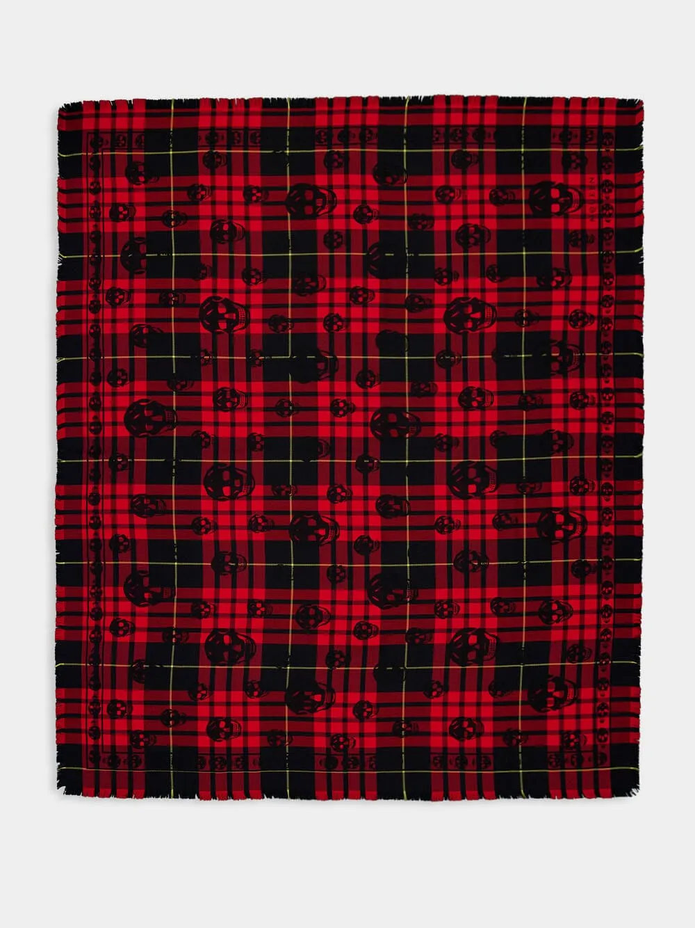 Tartan Skull Scarf sold by Fashion Clinic product image thumbnail 2