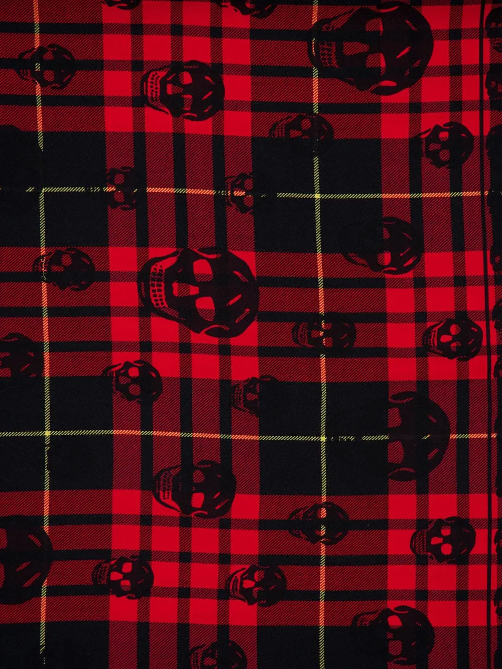 Tartan Skull Scarf sold by Fashion Clinic product image thumbnail 3