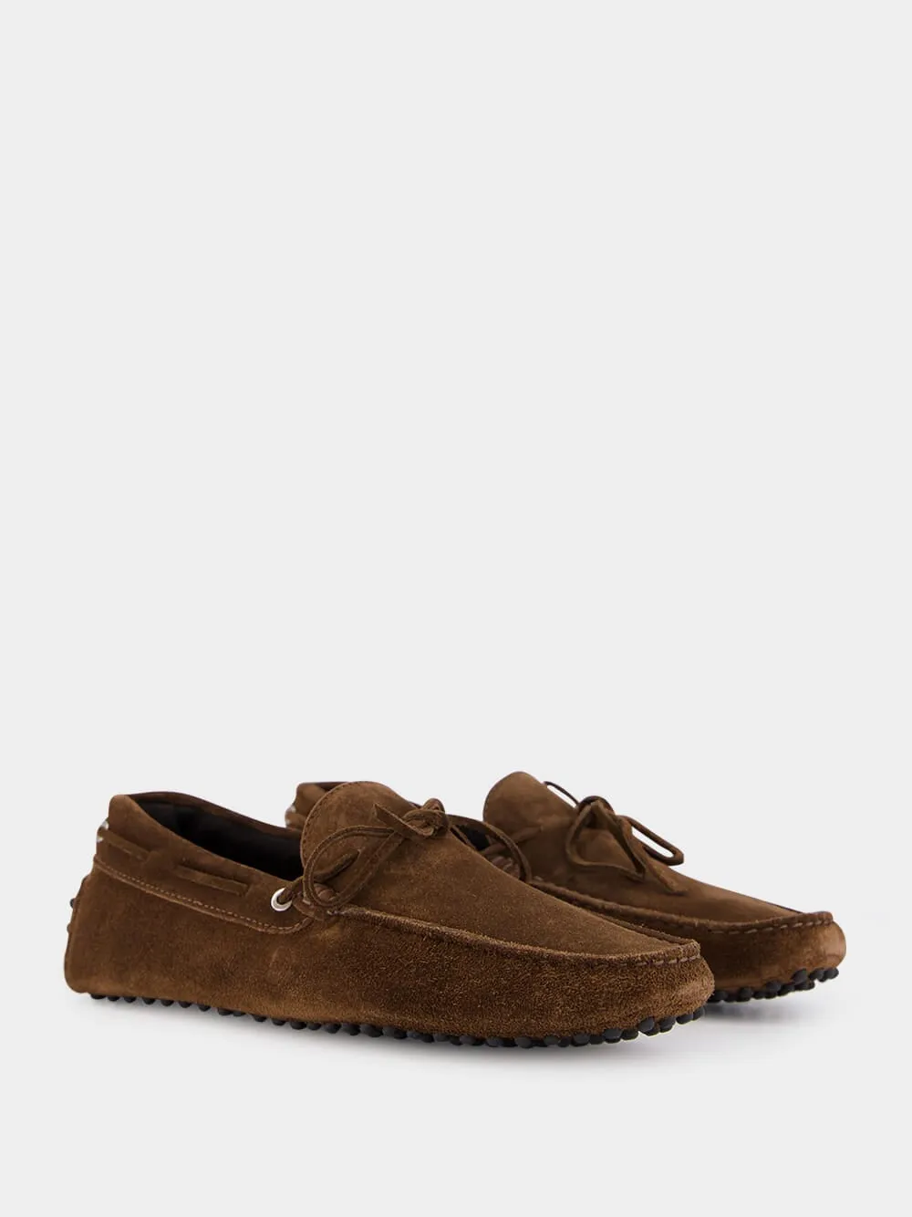 Brown Suede Driving Shoes sold by Fashion Clinic product image thumbnail 2
