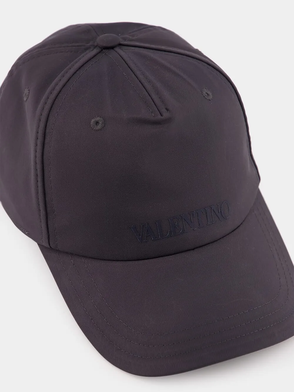 Black Techno Drill Logo Baseball Cap sold by Fashion Clinic product image thumbnail 3