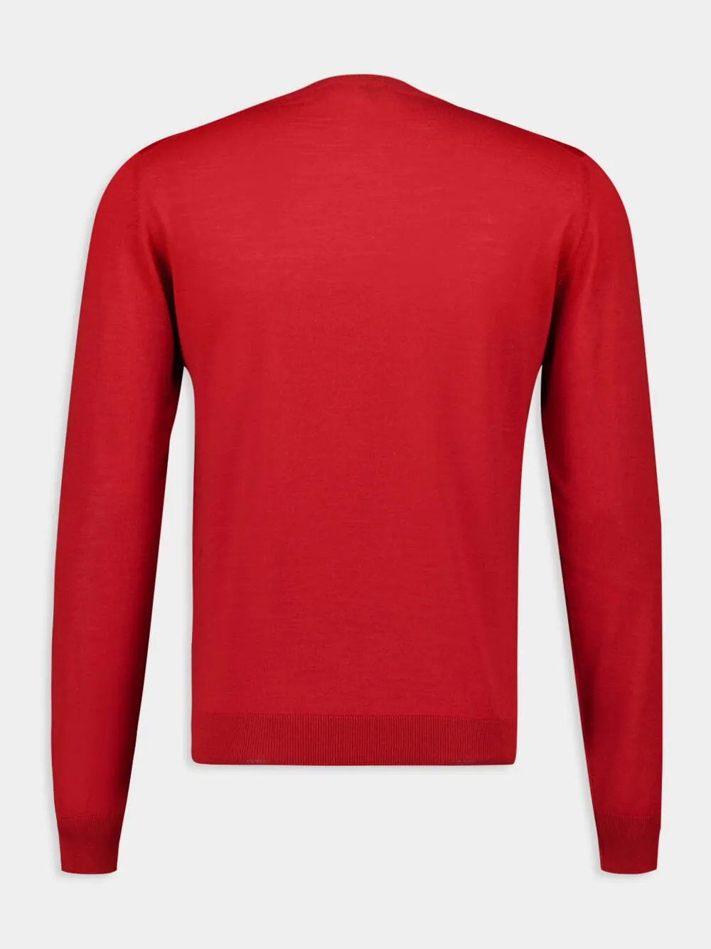 Red Crewneck Cashmere Sweater sold by Fashion Clinic product image thumbnail 2