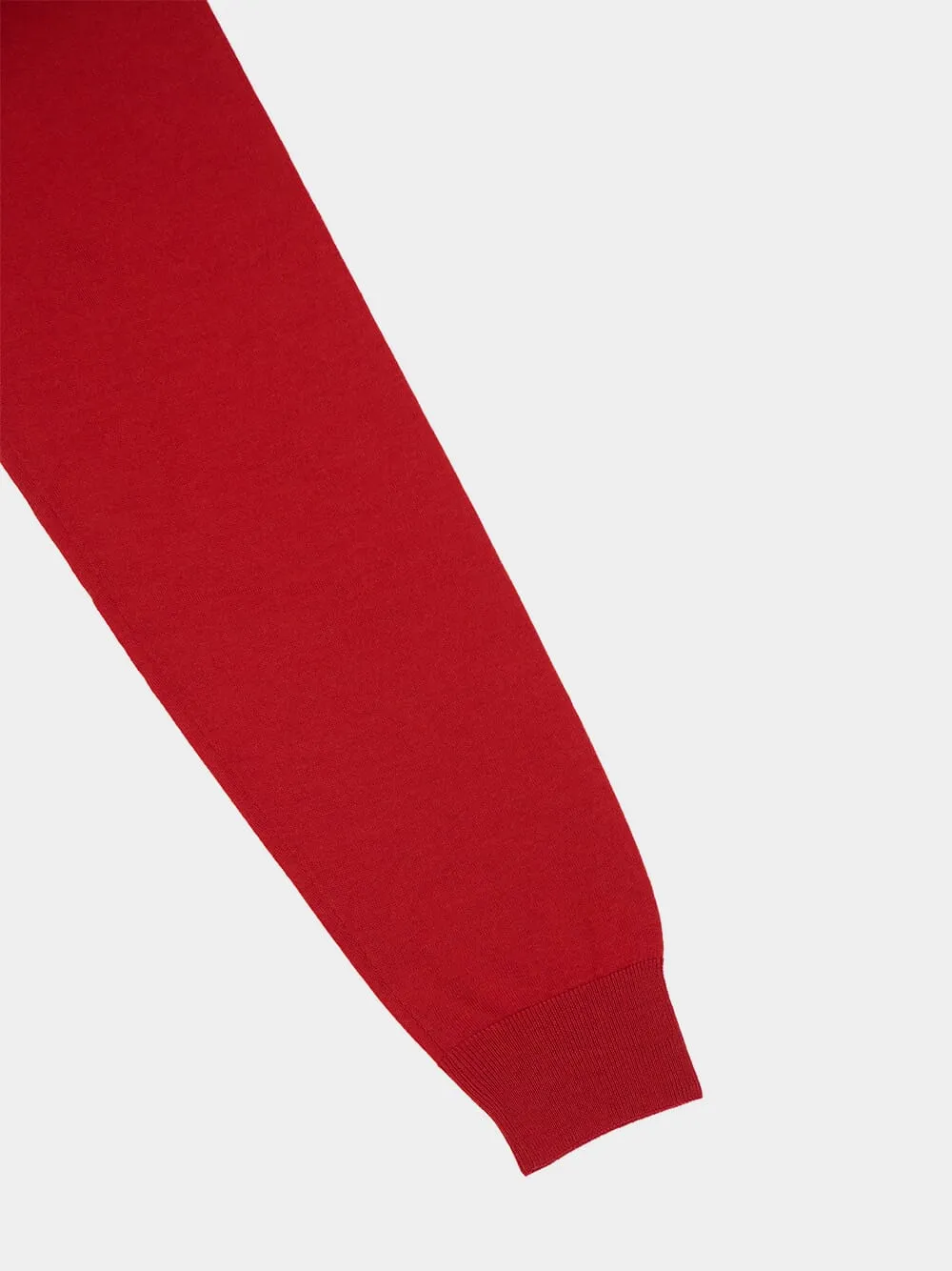 Red Crewneck Cashmere Sweater sold by Fashion Clinic product image thumbnail 4