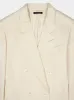 Champagne Double Breasted Jacket sold by Fashion Clinic
