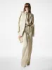 Champagne Double Breasted Jacket sold by Fashion Clinic