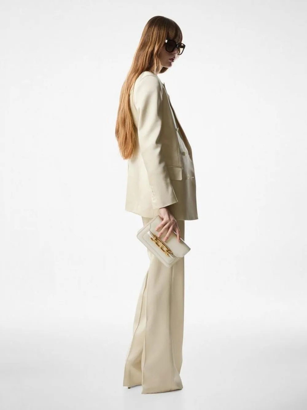 Champagne Double Breasted Jacket sold by Fashion Clinic product image thumbnail 4