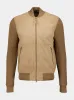 Camel Bomber Merino Suede sold by Fashion Clinic