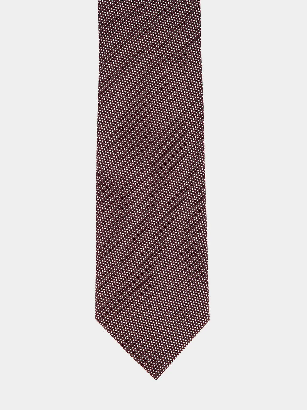 Purple Dot Pattern Silk Tie sold by Fashion Clinic product image thumbnail 3