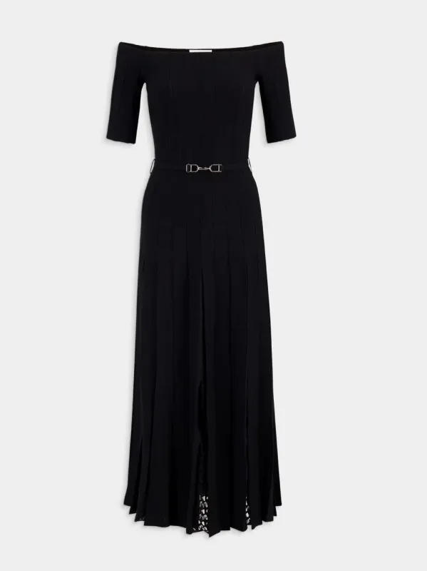 Wool Kurt Knit Pleated Dress made by Gabriela Hearst