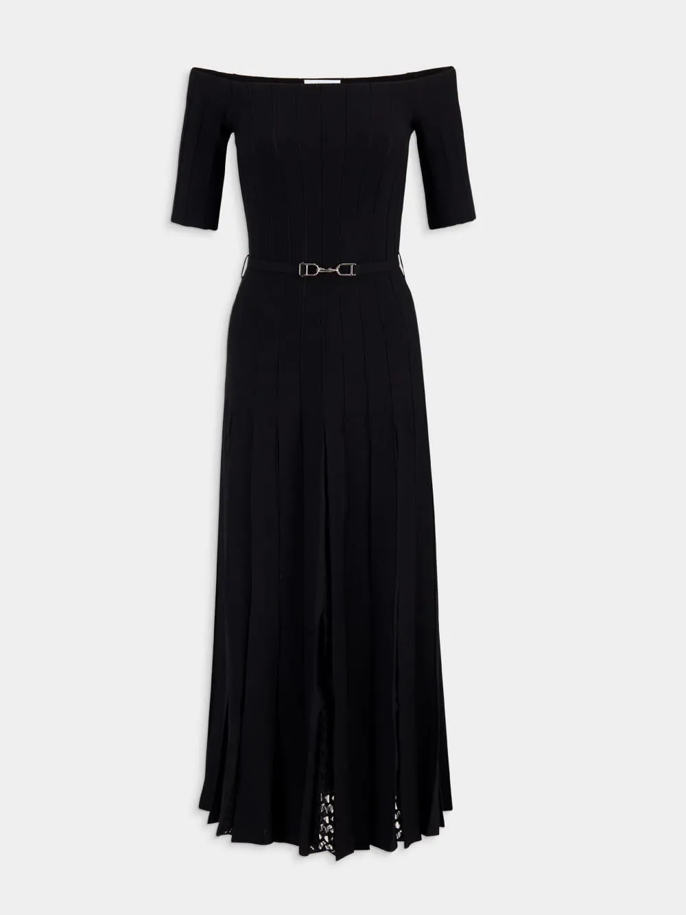 Wool Kurt Knit Pleated Dress sold by Fashion Clinic