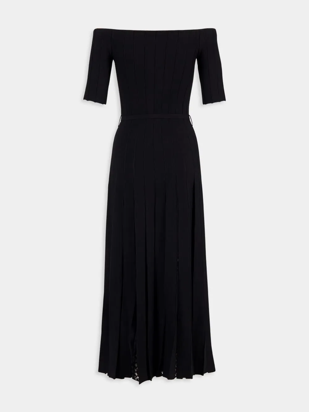 Wool Kurt Knit Pleated Dress sold by Fashion Clinic product image thumbnail 3