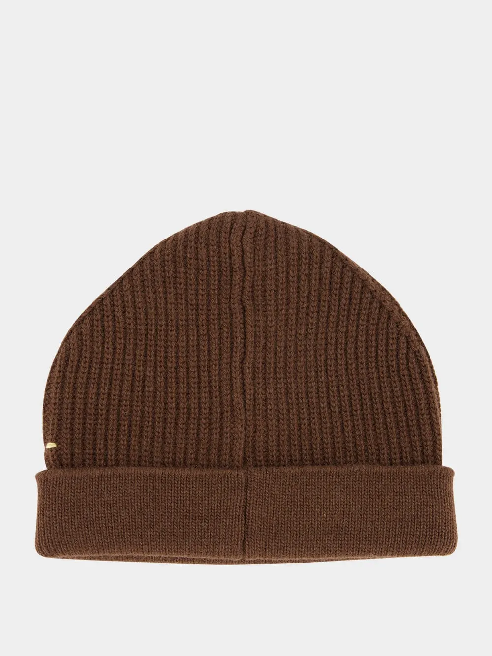 Brown Virgin Wool Beanie sold by Fashion Clinic product image thumbnail 2
