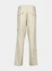 Cream Tapered Cotton Trousers sold by Fashion Clinic