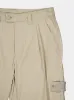 Cream Tapered Cotton Trousers sold by Fashion Clinic
