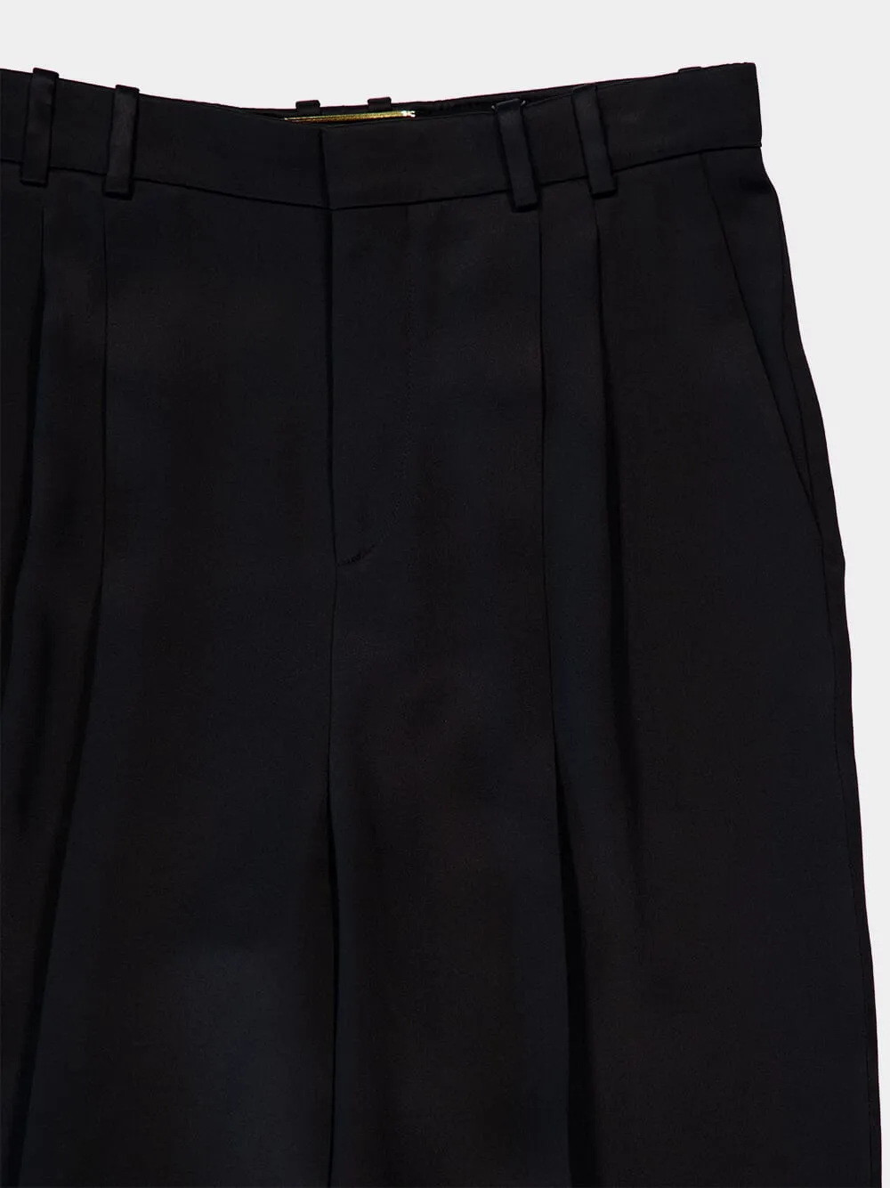 High-Waisted Silk Satin Trousers sold by Fashion Clinic product image thumbnail 4