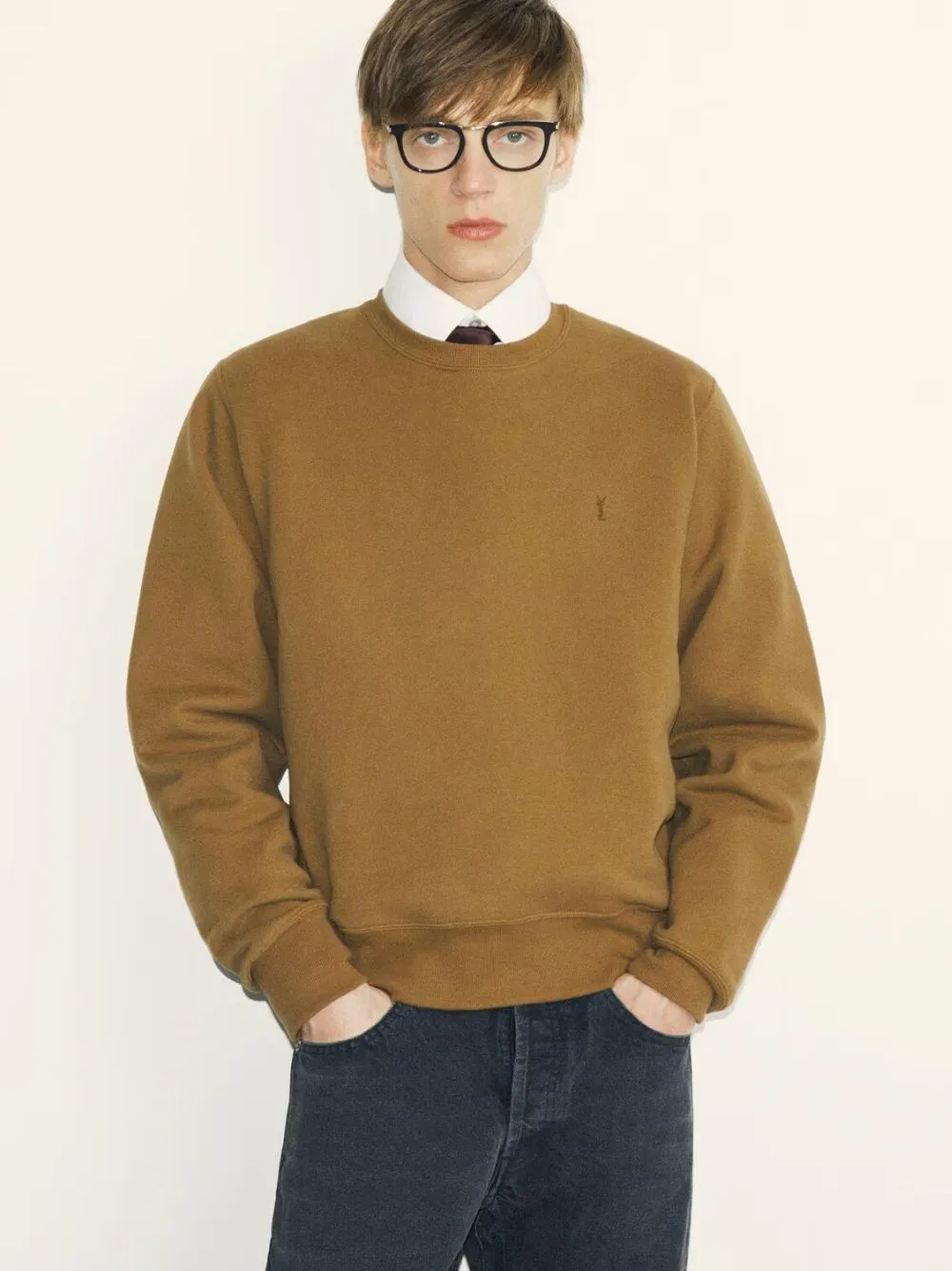 Marron Crewneck Sweatshirt sold by Fashion Clinic