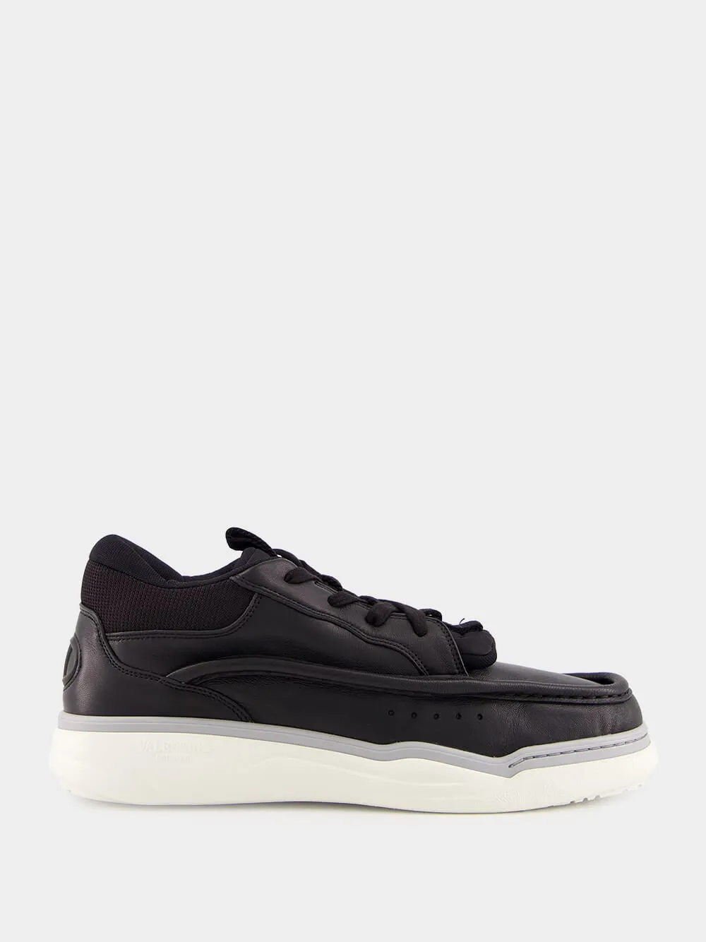 Calfskin Leather Mid-Top Sneakers sold by Fashion Clinic