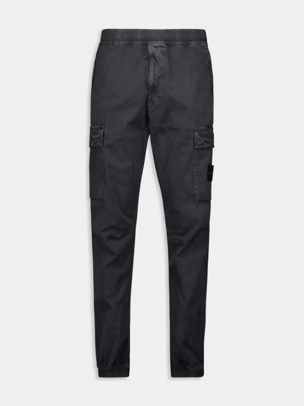 Lead Grey Regular Tapered Fit Cargo Pants sold by Fashion Clinic