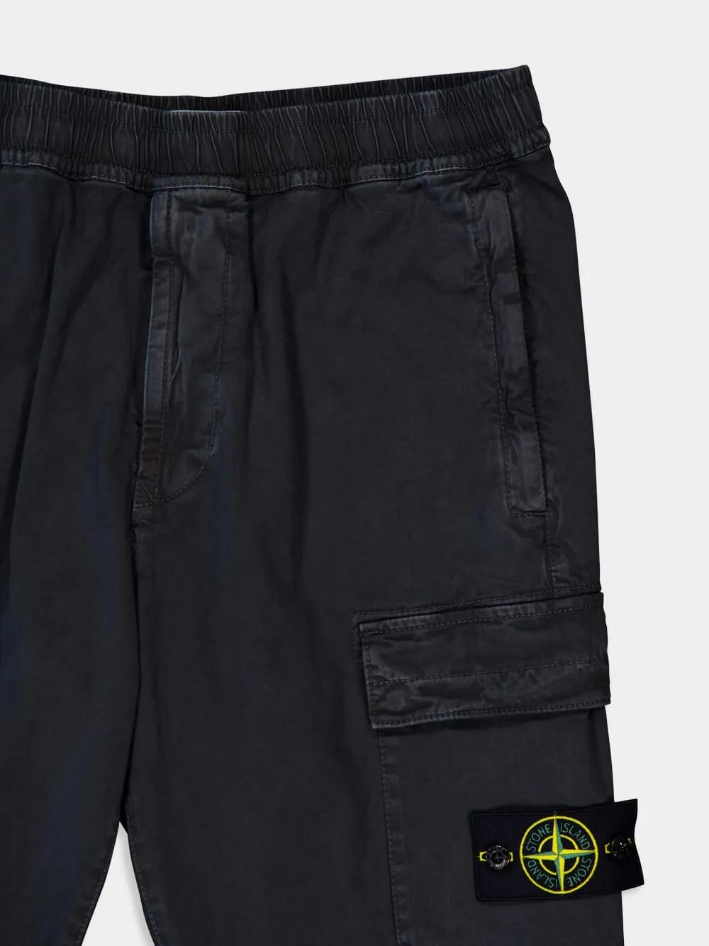 Lead Grey Regular Tapered Fit Cargo Pants sold by Fashion Clinic product image thumbnail 5