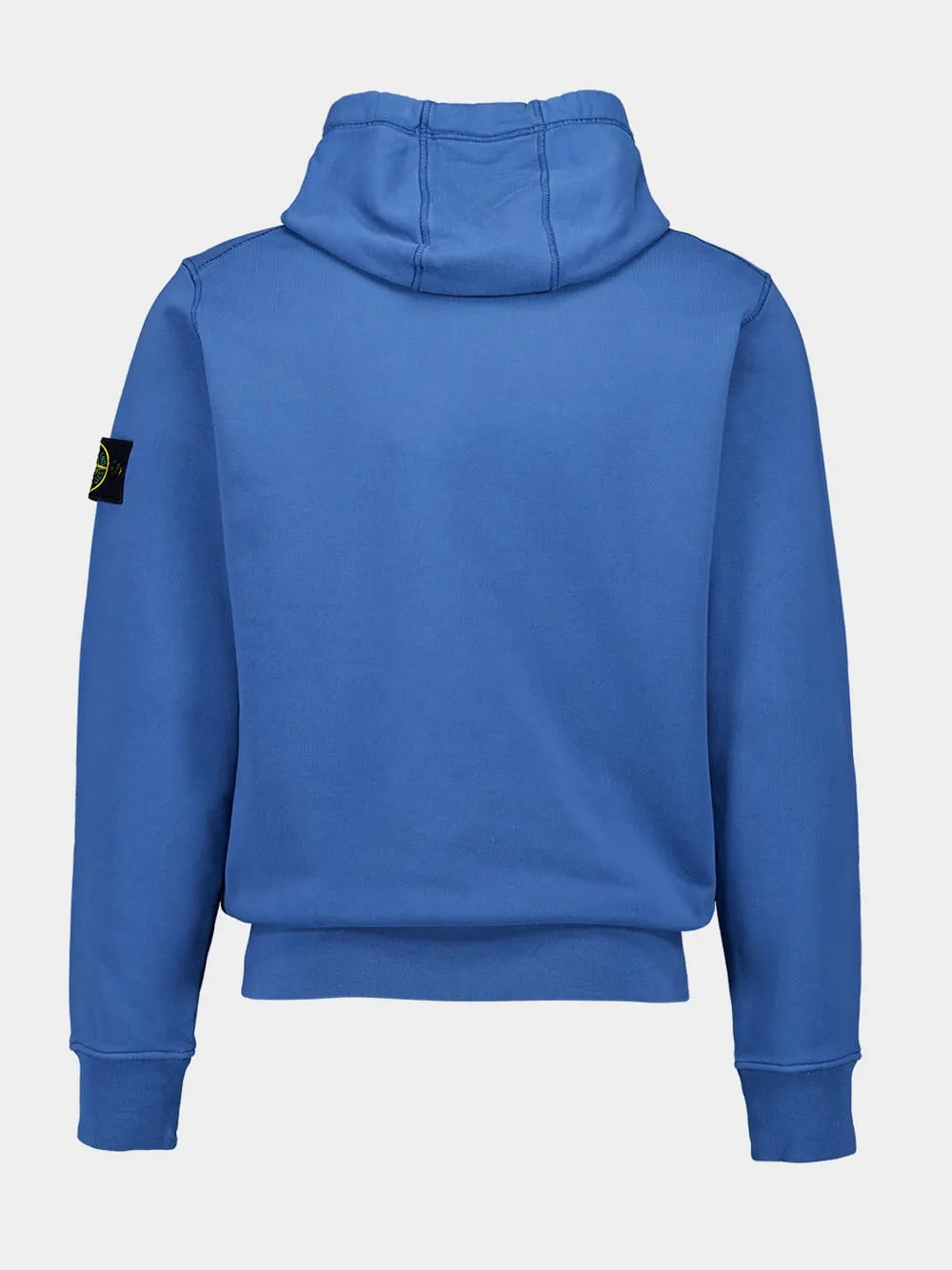 Avio Blue Hooded Sweatshirt with Pouch Pocket sold by Fashion Clinic product image thumbnail 3