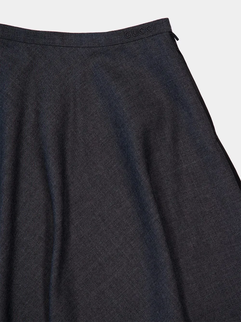Grey Wool Pleated Skirt sold by Fashion Clinic product image thumbnail 3