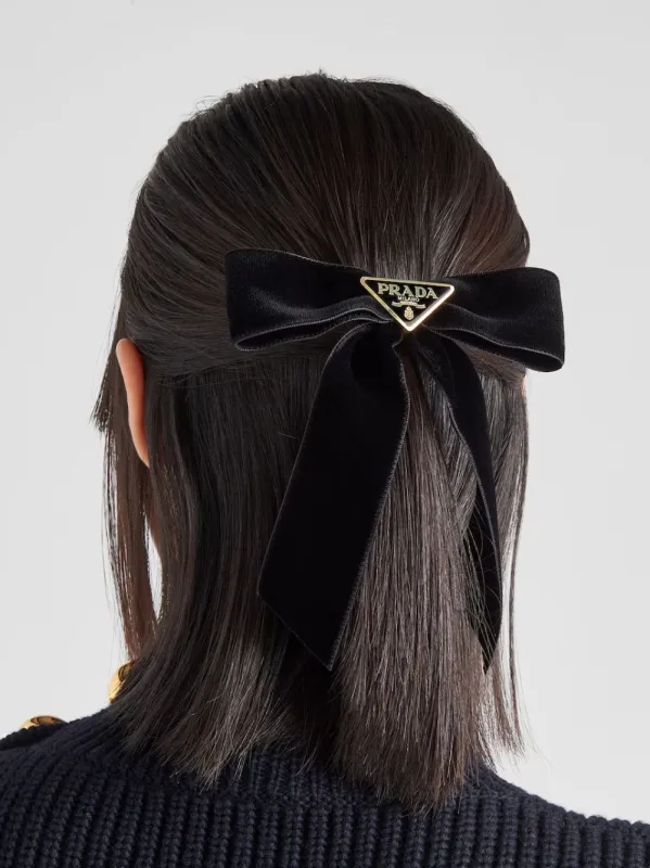 Black Velvet Hair Clip sold by Fashion Clinic
