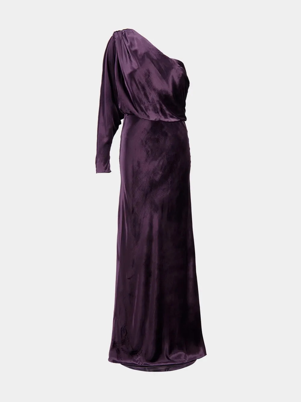 Illustration Asymmetric Velvet Gown sold by Fashion Clinic product image thumbnail 2