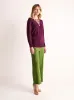 Lactarius Italian Plum Cashmere Jumper sold by Fashion Clinic