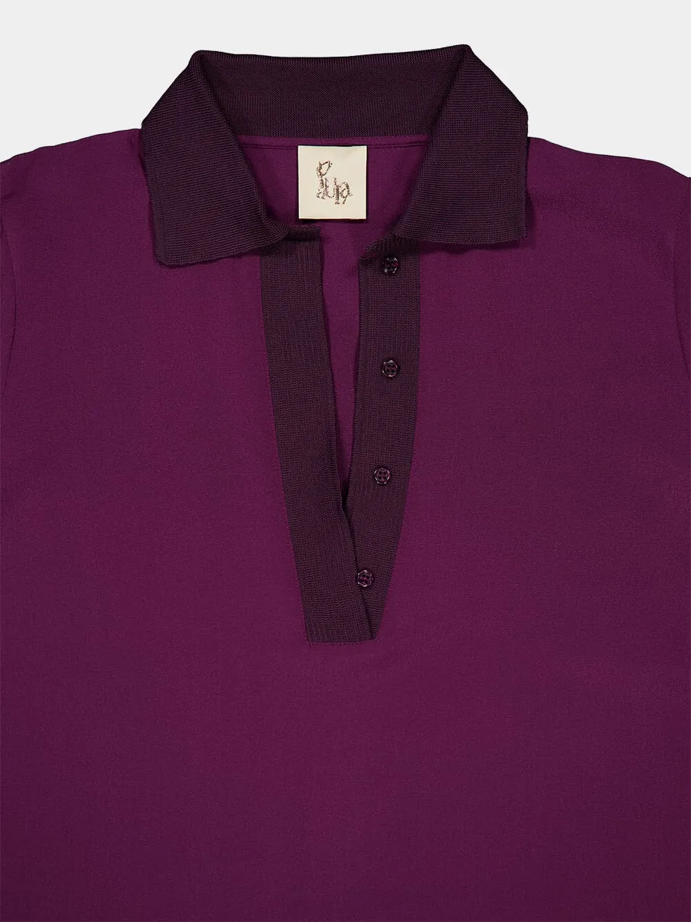 Diane Italian Plum Silk Blouse sold by Fashion Clinic product image thumbnail 5