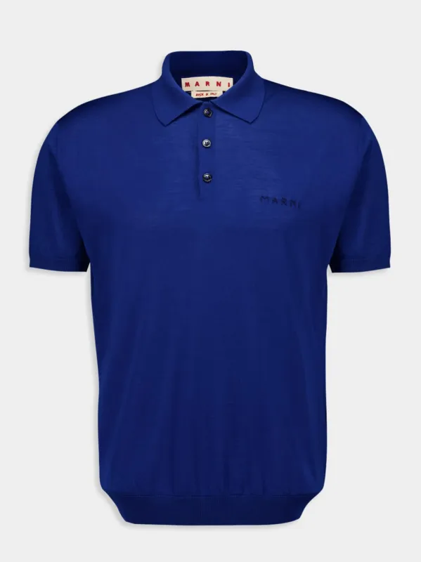 Embroidered Logo Polo Shirt sold by Fashion Clinic