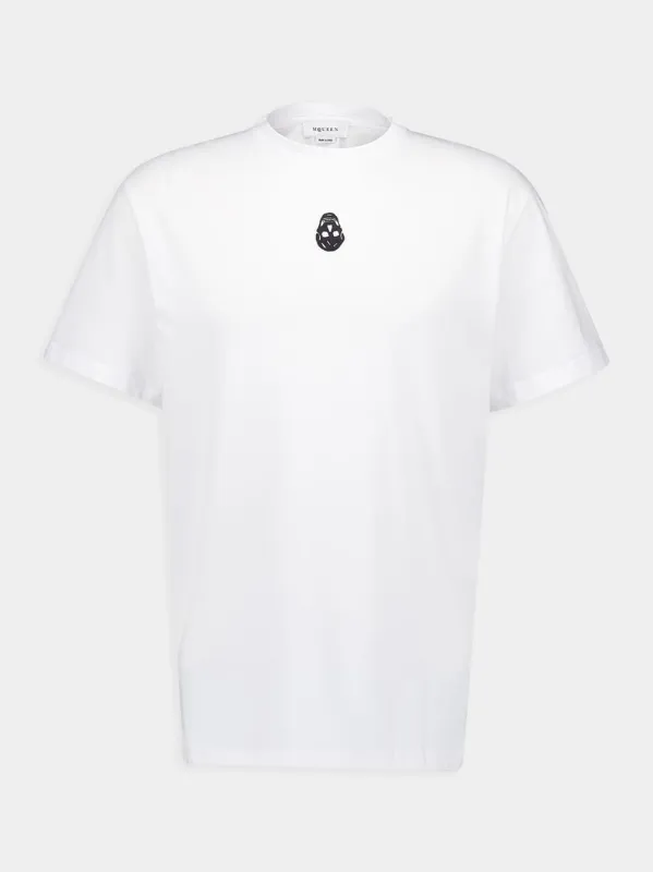 White Crew Neck T-shirt sold by Fashion Clinic