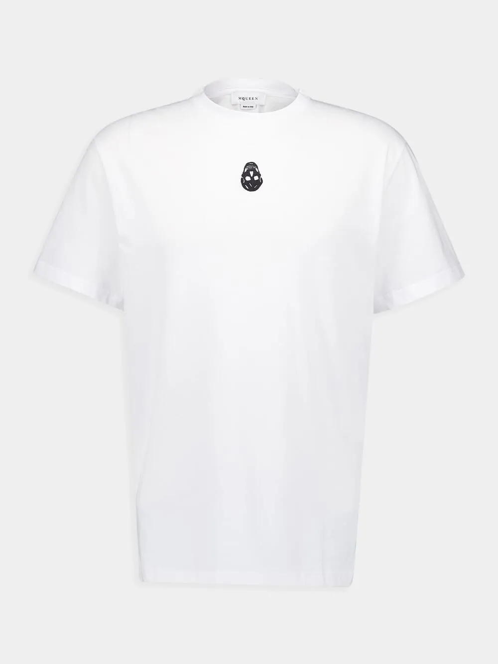 White Crew Neck T-shirt sold by Fashion Clinic