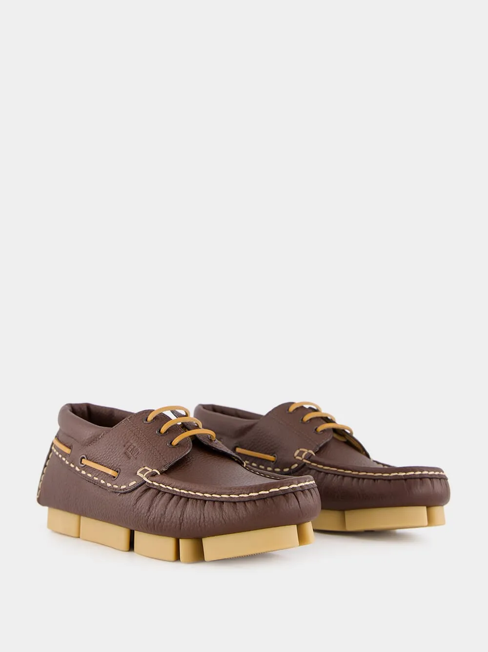 Brown Deck Lace-Ups Loafers sold by Fashion Clinic product image thumbnail 3